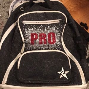 rebel sparkle cheerleading backpack